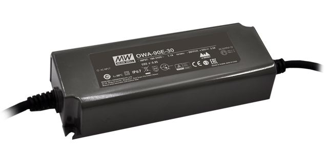 Adaptador AC-DC a prueba de humedad enchufe Europa-USA 90W OWA-90 - EU - Europa - 54V