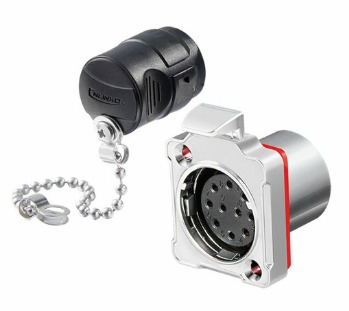 Conector Serie BD-24 Hembra 10 Pines Socket Bloqueo Plástico CNLINKO