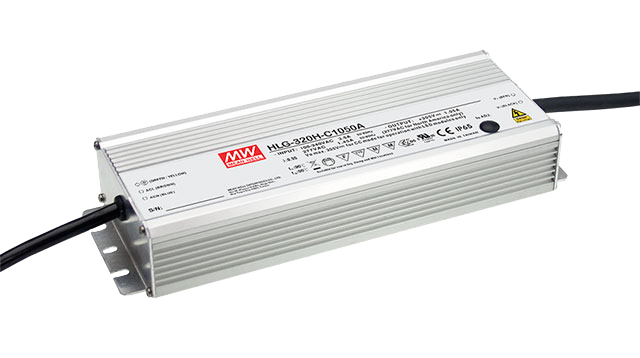Driver LED carcasa metálica corriente opcional DALI 320W HLG-320H-C - DA - DALI - 2800mA