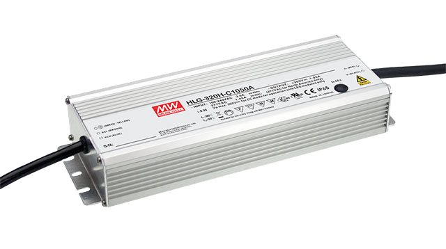 Driver LED carcasa metálica corriente opcional DALI 320W HLG-320H-C - DA - DALI - 3500mA (comúnmente usado)