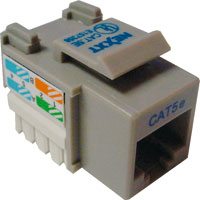 NEXXT Keystone Jack Cat5e 110 Type Gris