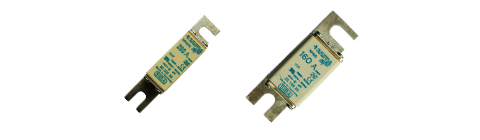 Fusible SIBA ultrarápido curva aR, tamaño NH000, 690V contactos DIN80 - 80A