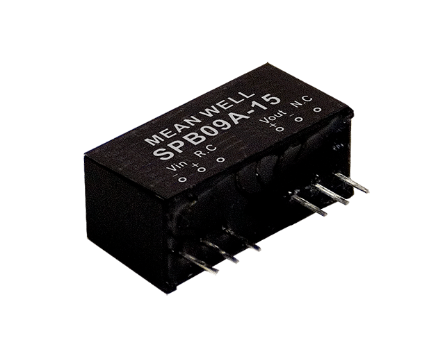 Conversor DC-DC modular 9W SPB-DPB09 - 9 a 18VDC - 12V