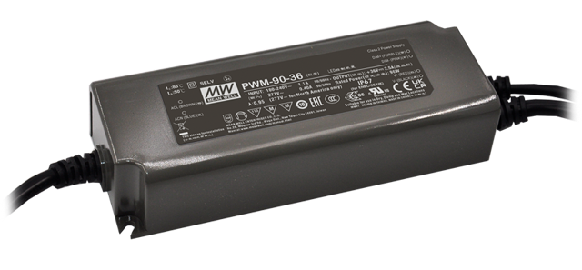 Driver LED plástico voltaje flicker PFC opción DALI DALI-2 90W PWM-90 - 24V - DA2- DALI2