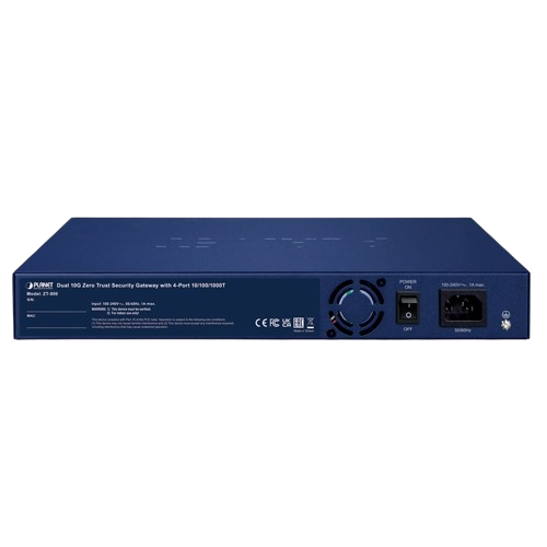 Router de Seguridad Zero Trust Empresarial Dual 10G ZT-800