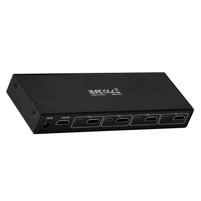 HKVM-4. Conmutador KVM de 4 puertos HDMI y USB-C con cables incluidos, 2 puertos USB 2.0 tipo A, requiere fuente F5, formato 2U.