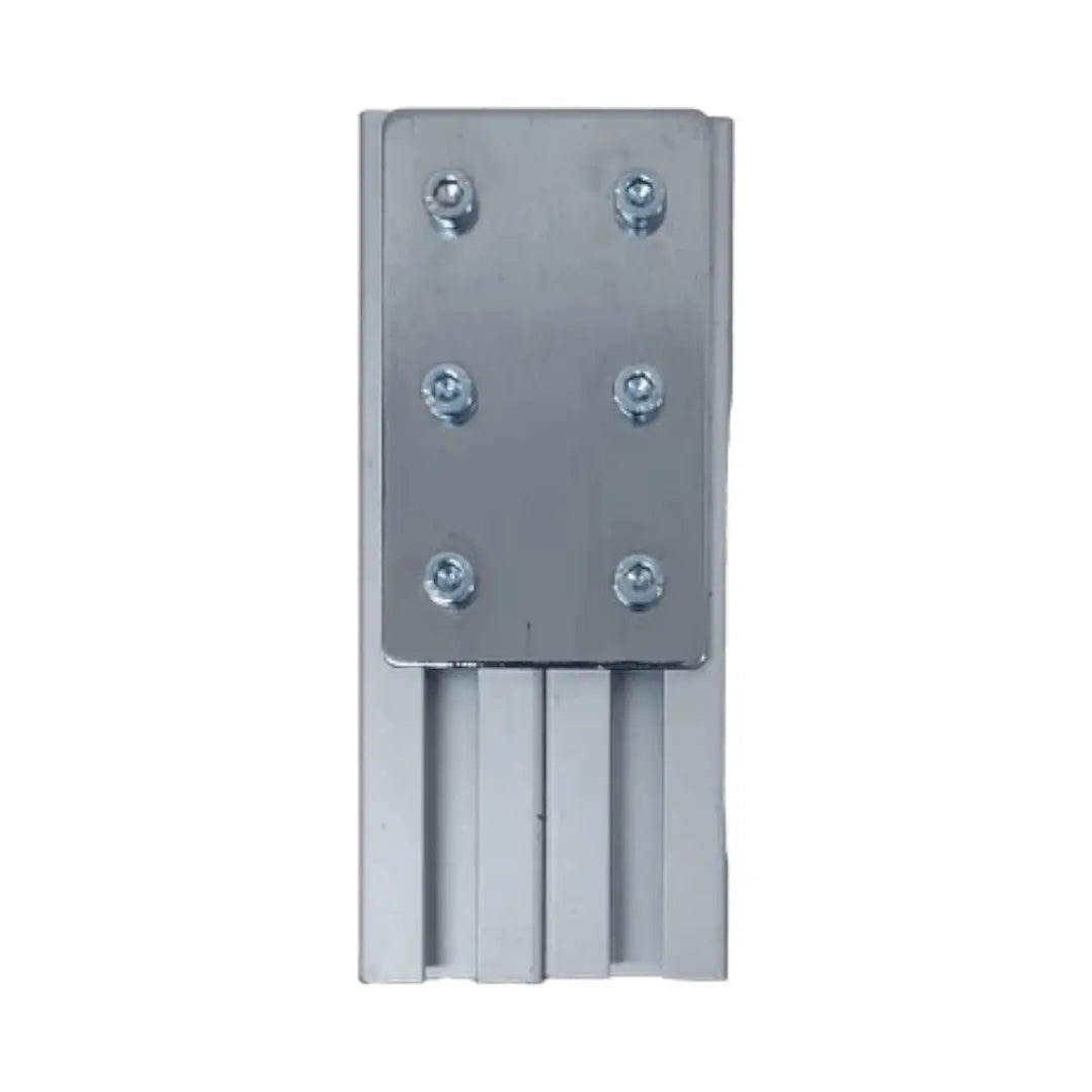 Conector rectangular de unión para perfil tslot 30x60 mm acabado satinado (lote 2piezas)