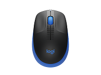 Logitech Mouse Inalambrico M190 Negro/Azul