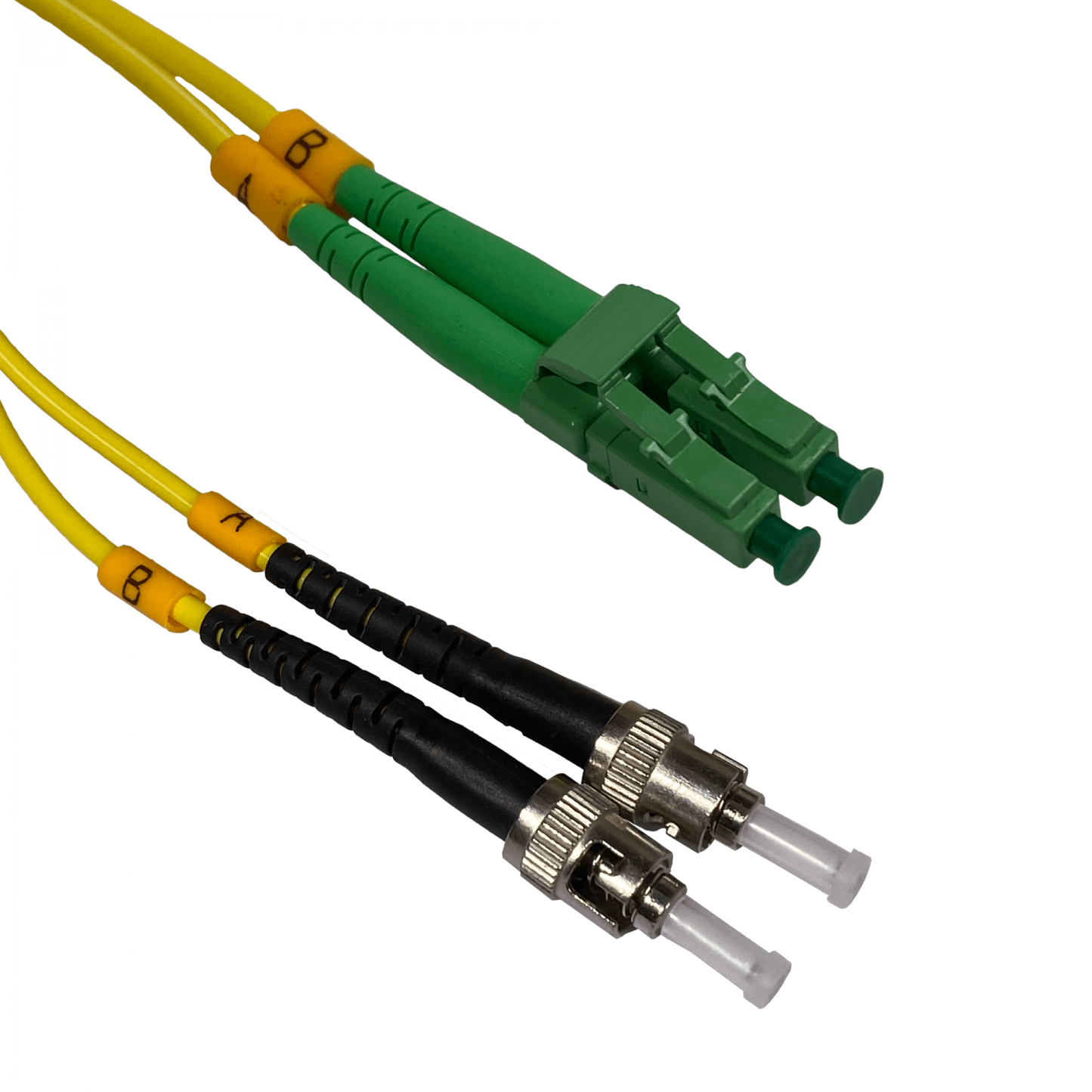 JFSBT3. 3mt SM LC/APC-ST/UPC MonoModo SM Dúplex Cable Puente Fibra 3.0mm 9/125
