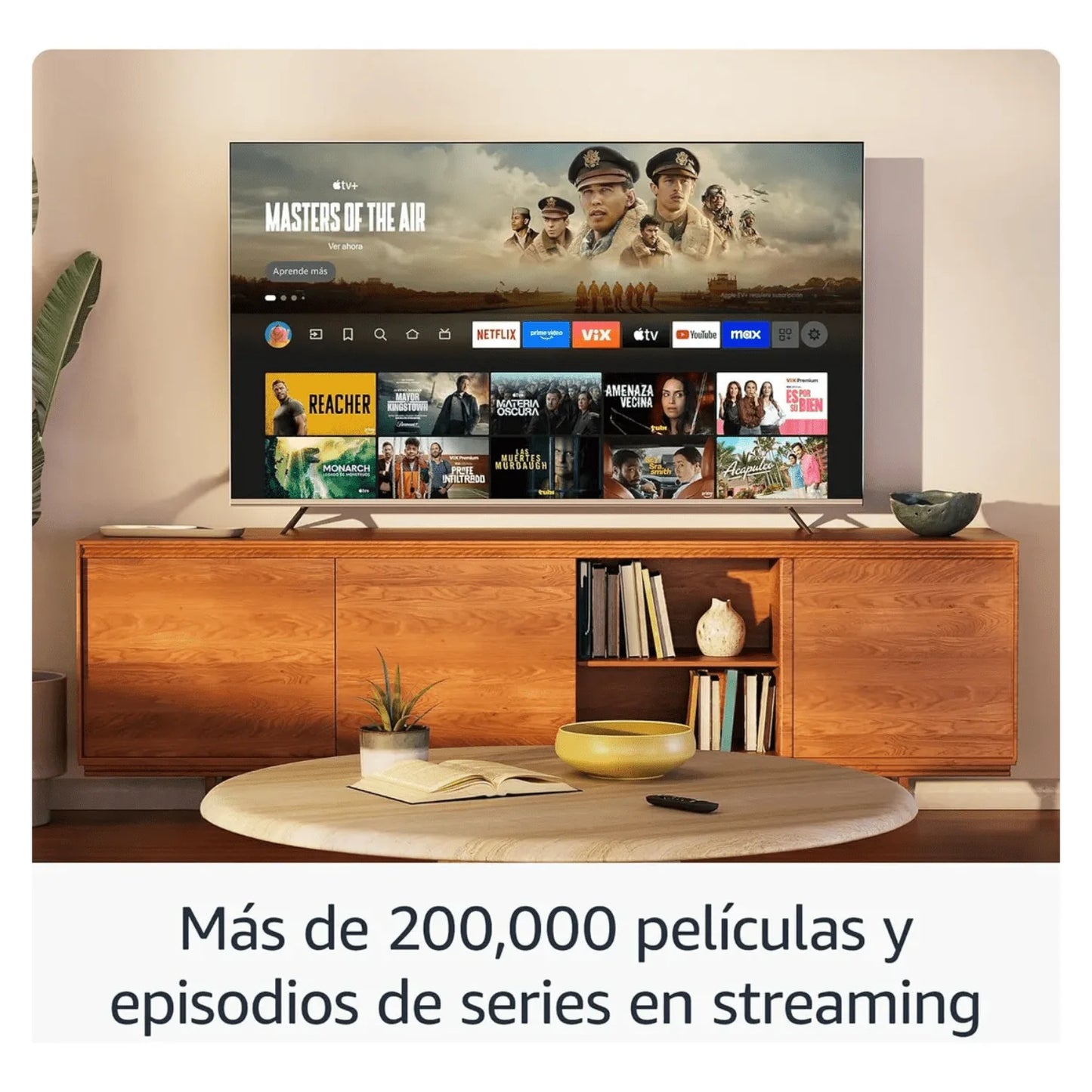 Amazon Fire TV Stick 4K Plus Capacidad 8GB incorporando Alexa Control por Mando Inalámbrico con Reconocimiento de Voz
