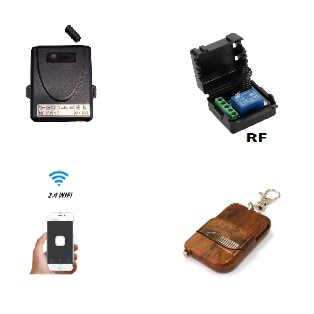 Cerradura Electrónica WiFi para Acceso de Puerta Cristalina – Compatible Sonoff