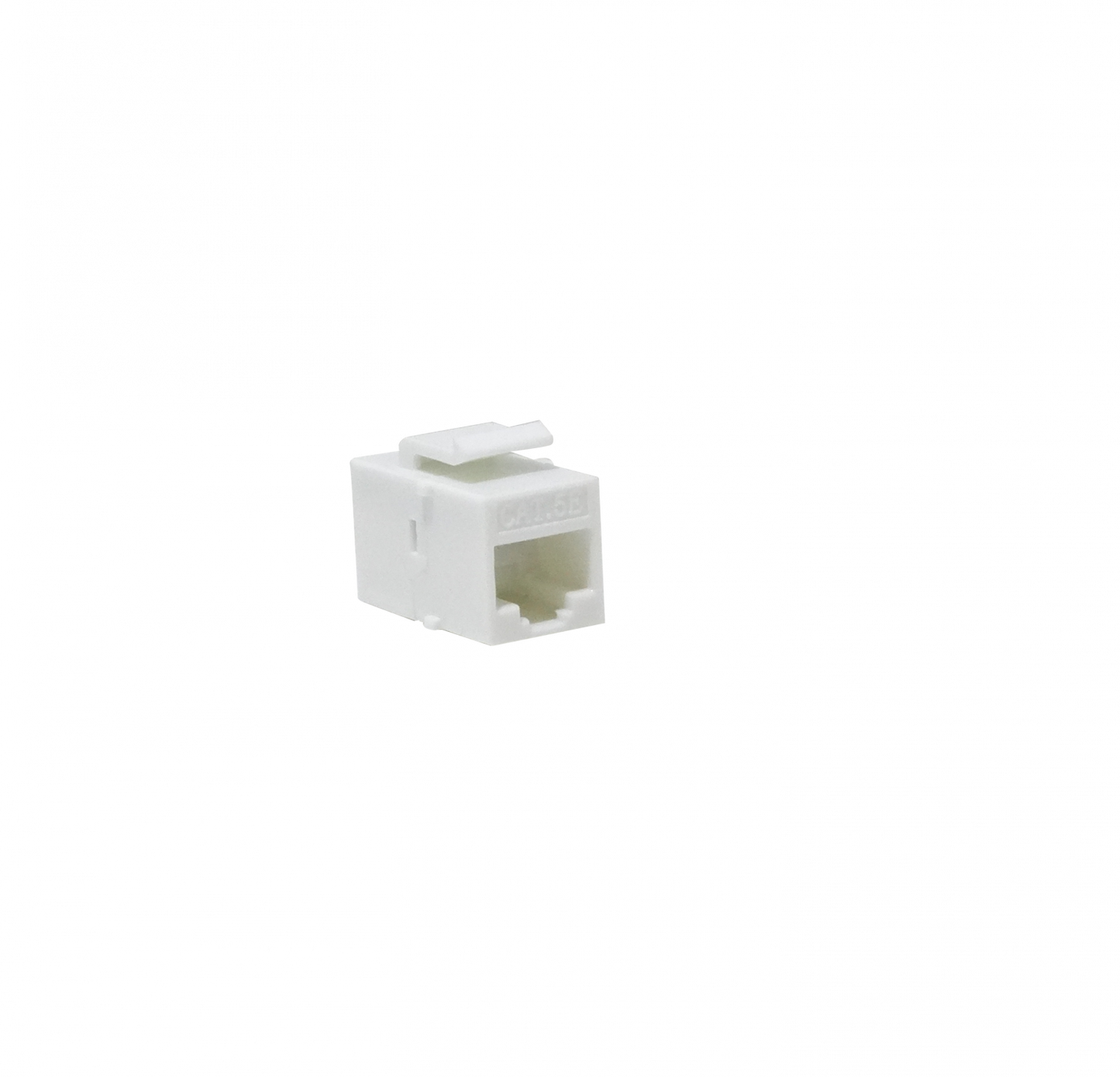KC5W Blanco Cat5e UTP Acoplador RJ45-RJ45 Keystone de Paso Directo
