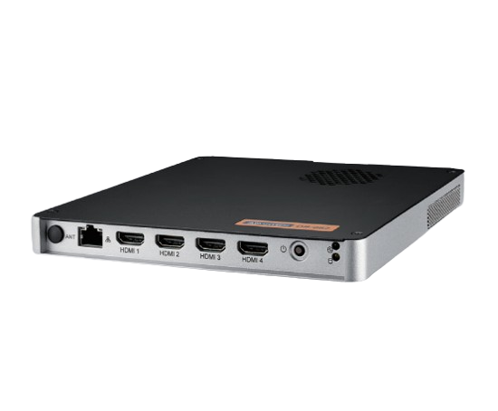 Digital Signage Player Ultra Delgado DS-082 AMD Ryzen R1606G Fanless 3 HDMI 4K