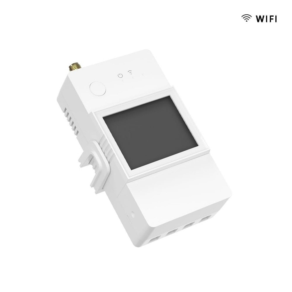 Conmutador Conectado Rastreador de Consumo Eléctrico Sonoff POW Ring 100A