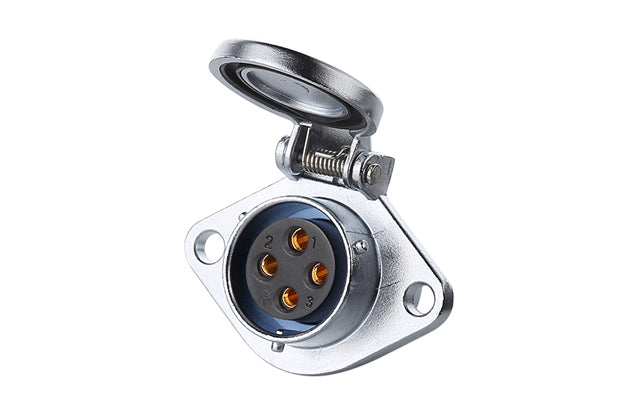 Conector Serie YA-20 Hembra 4 Socket Soldar CNLINKO