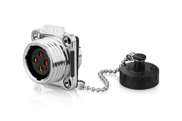 Conector Serie YW-20 Hembra 4 Pines Socket Soldar CNLINKO