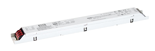 Driver LED carcasa metal delgada opción DALI DALI-2 55W LDC-55 - B - 3 en 1 (1-10V, Resistor, PWM)