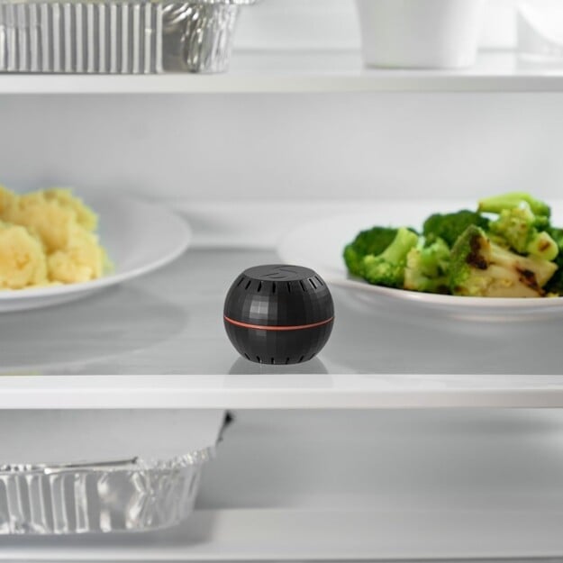 Sensor de temperatura y humedad con display WiFi - Negro