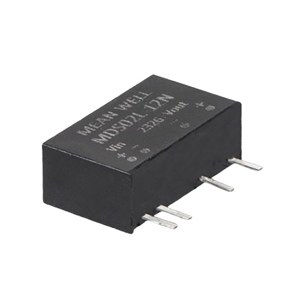 Convertidor DC-DC Médico 2W SIP7 Mean Well Serie MDS02M-N Entrada 12VDC - 3V