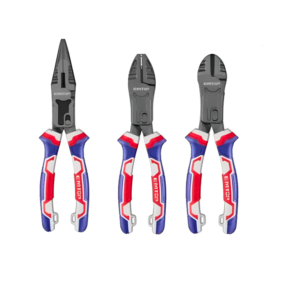 Set de 3 Tenazas Profesionales 8,5/8/8 pulgadas – Emtop