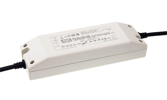 Driver LED plástico voltaje PFC 45W PLN-45 - 24V