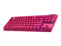 Logitech Teclado Gamer Inal G PRO X TKL Lightspeed Rosad Ing