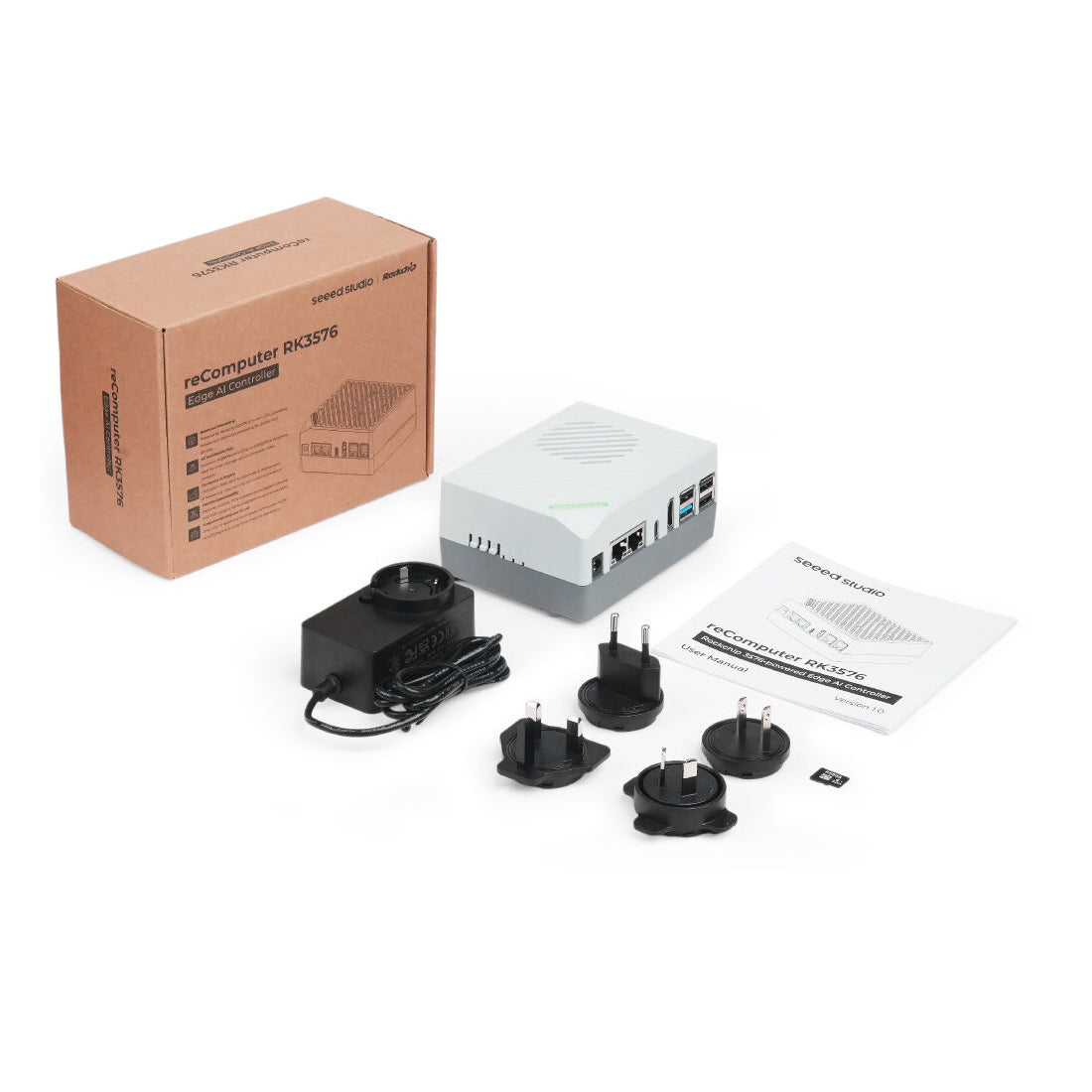 reComputer RK3576-20 Equipo industrial para IA en el borde con NPU de 6 TOPS y Wi-Fi 6 – Seeed Studio