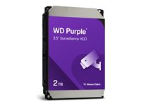 WD Disco Duro interno 2TB Purple 64mb 5400rpm Videovigilanci