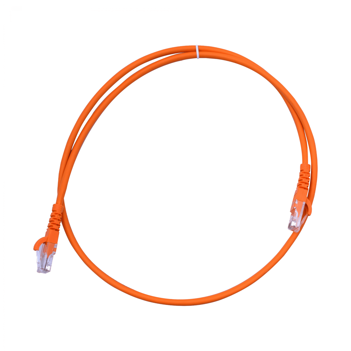 CP6B-10L LINKMADE Cable de Parcheo CAT6 Multifilar Naranja LSZH de 1 Metro con Conectores Moldeados