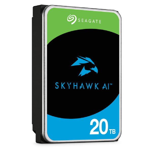 Seagate SkyHawk AI disco duro interno 20 TB 7200 RPM 512 MB 3.5" Serial ATA III