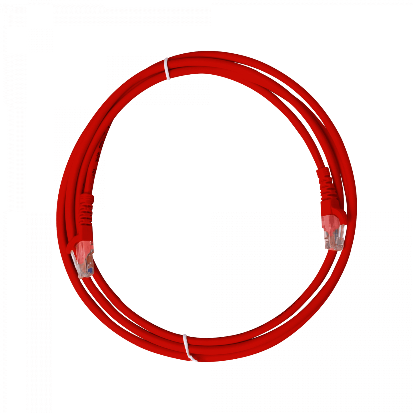 CP6CR-20L LINKMADE Cable de Red Cruzado Cat6 Rojo U/UTP 2 Metros Patch Cord CrossOver 568A/568B