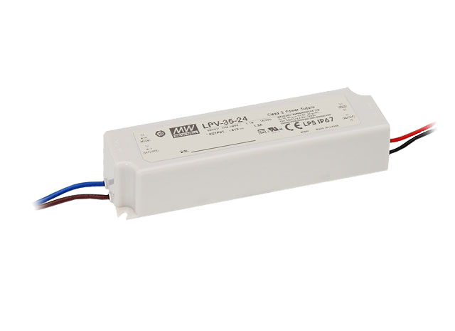 Driver LED plástico voltaje 35W LPV-35 - 5V