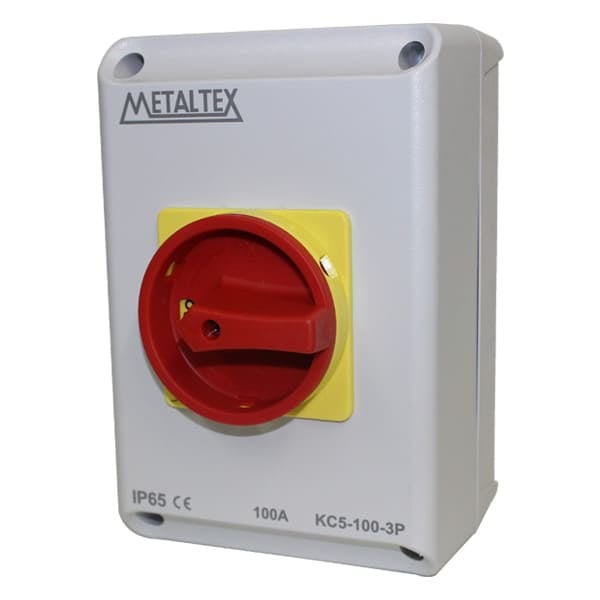 Seccionador tripolar en caja IP65 hasta 100A Serie K - 32A