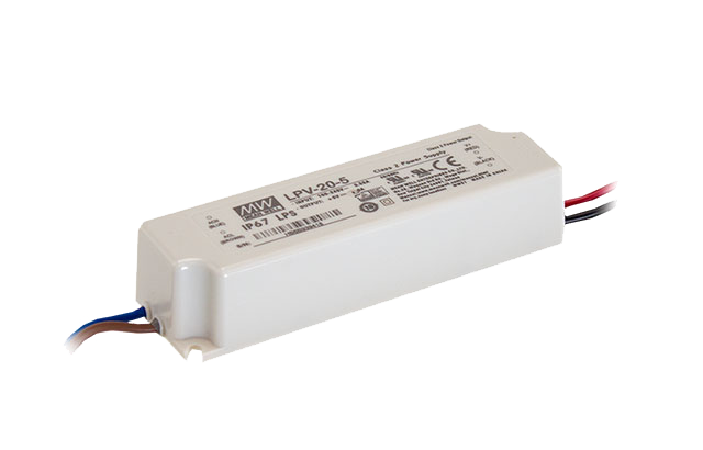 Driver LED plástico voltaje 20W LPV-20 - 15V