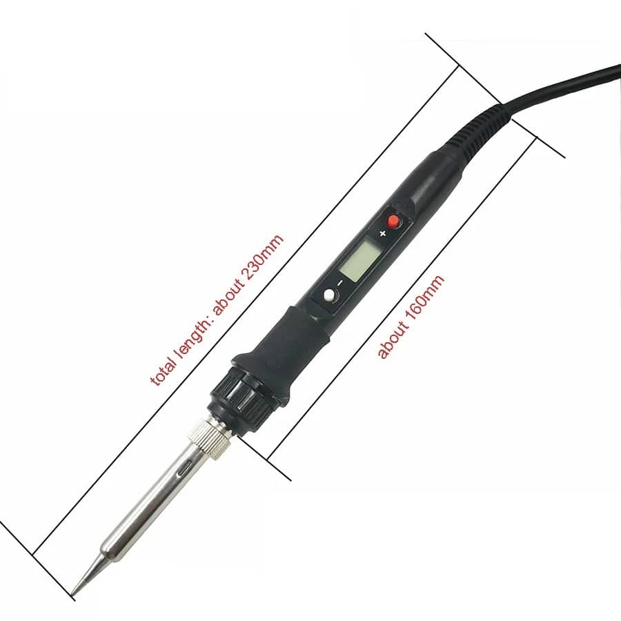 Soldador con Control de Temperatura e Indicador Digital 80W