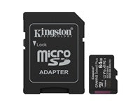 Kingston Tarjeta de Memoria 64GB microSD Canvas Select