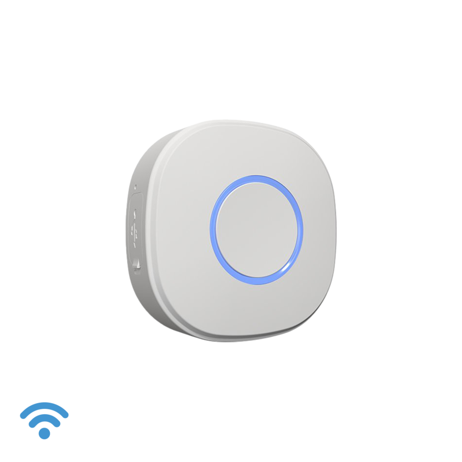 Botón de Activación de Acciones y Escenas Operado por Wi-Fi - Blanco