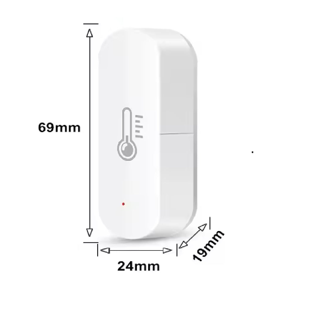 Transductor de Temperatura y Humedad con Protocolo Zigbee – Compatible Sonoff (eWeLink)