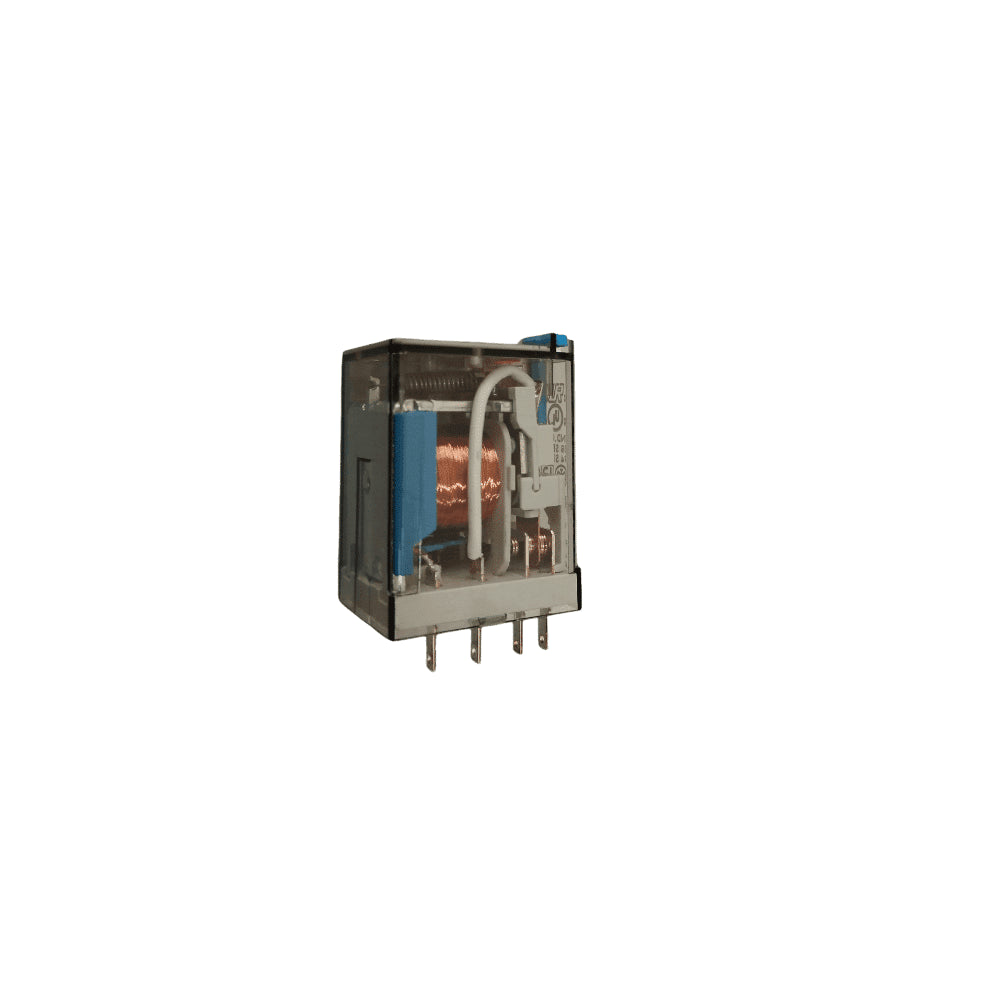 Relé de Aplicación Industrial 2 Vías Intercambiables 10A 12Vcc – Finder