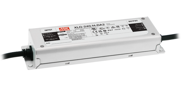 Driver LED metal de potencia DALI-2 PFC 240W XLG-240-DA2 - 700mA (comúnmente usado)