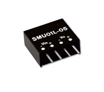 SMU01M-12 Convertidor DC-DC 1W 12V Monosalidad No Regulada Mean Well