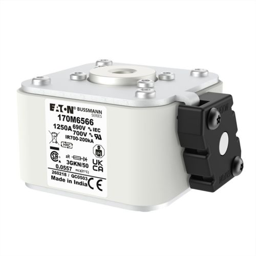 Fusible Ultrarapido Bussmann 1250A 690 Volt. -GKN/