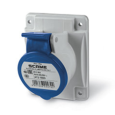 ENCHUFE HEMBRA P/EMPOTRAR 2P+T IP44 16A 6h 200-250V, FIJACION 70X87mm