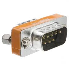 Adaptador null modem macho macho