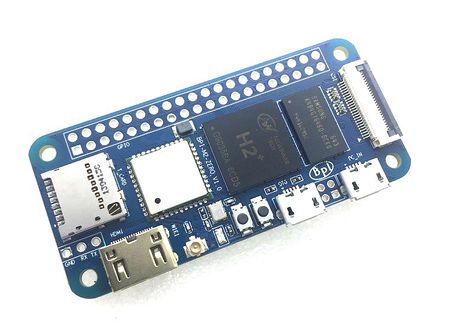 Tarjeta Banana Pi BPI-M2 ZERO H2+ Quad-core Cortex-A7 H265/HEVC 1080P