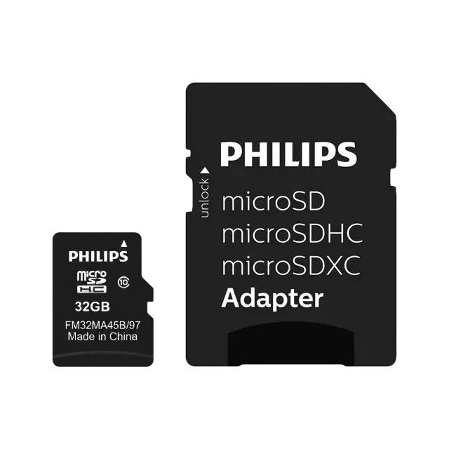 MSD-32GB. PHILIPS 32GB MicroSD con Adaptador-SD 100/85mb/s Clase10 U1 V10 SDCS2