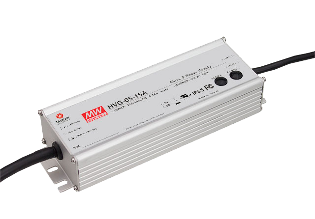 Driver LED carcasa metal 65W HVG-65 - AB - Ajuste Potenciómetro (Io) + 3 en 1 - 20V
