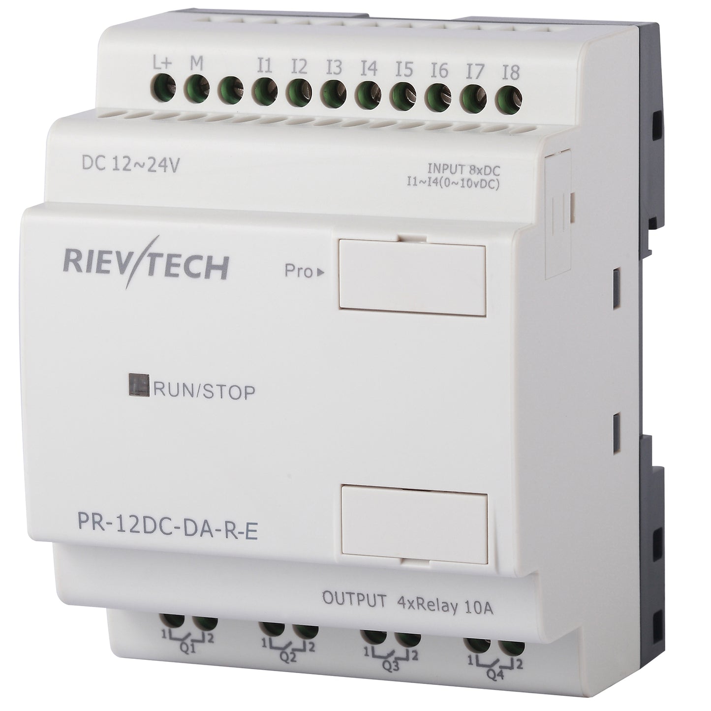 PLC programable DC 8 entradas y 4 salidas RTC Integrado