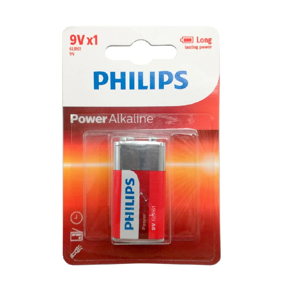 Batería Alcalina Philips 9 Voltios