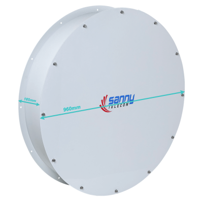 RAD-3P. SANNY Par 960mm Superficie Plana 3-Soportes Cubierta Domo Protector Carenado para DISH-5G34